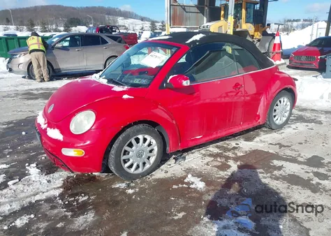2005 Volkswagen New Beetle Gls from USA, damaged, VIN 3VWCM31Y85M352235